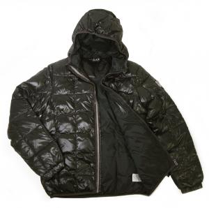アルマーニ ジャケット 中綿  ダウン　フード Mサイズ （ブラック）エンポリオアルマーニ EA7