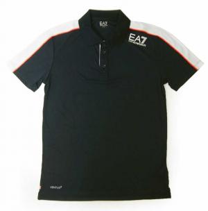 エンポリオアルマーニ ポロシャツ 黒に近いブルー メンズ ゴルフ  EA7