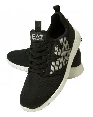 EMPORIO ARMANI スポーティスニーカー ブラック/グレー⭐︎連休値下げ Shoes Sneaker EMPORIO ARMANI EA7 Man Sz. US 5 X8X070XK165