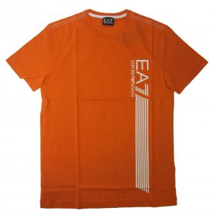 アルマーニ Tシャツ メンズ オレンジ エンポリオアルマーニ　EA7