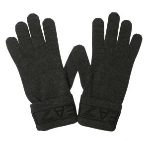 アルマーニ 手袋 グローブ ニット メンズ（ブラックインク）