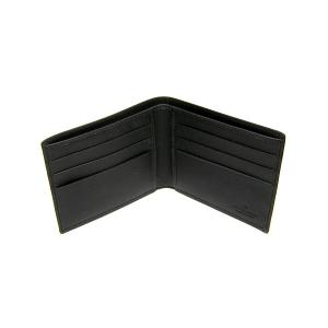 No.4 ジョルジオアルマーニ　二つ折財布（札入れ）（スレートブラック）