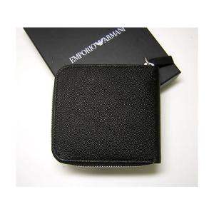 No.2 エンポリオアルマーニ　ラウンドファスナー財布（ブラック）