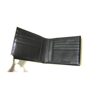 No.3 エンポリオアルマーニ　二つ折財布（札入れ）（ブラック）