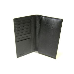 No.4 ジョルジオアルマーニ  二つ折長財布（ブラック）