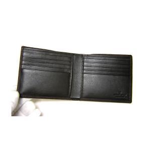 No.3 ジョルジオアルマーニ  二つ折財布（札入れ）（ダークブラウン）