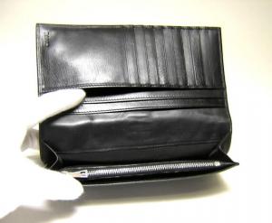 No.5 二つ折長財布（ブラック）