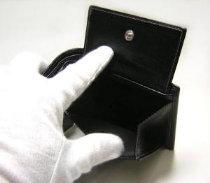 No.5 二つ折財布（ブラック）