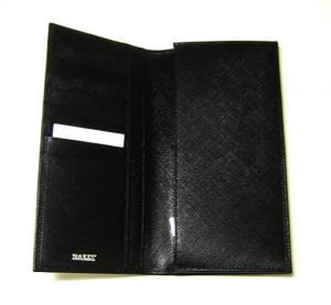 No.4 GEMPLEN／00　二つ折長財布（ブラック）