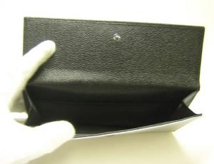 No.6 ミレリゲ　三つ折Wホック長財布（シルバー）