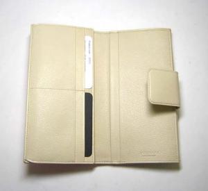 No.3 ロゴマニア　三つ折Wホック長財布（ピンク）