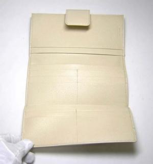No.4 ロゴマニア　三つ折Wホック長財布（ピンク）