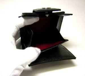 No.5 ロゴマニア　二つ折財布（ロゴ／ブラック）