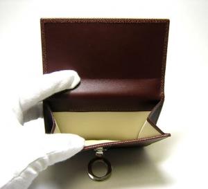 No.5 <お買い得特価>ブルガー パス付ダブルフェイス二つ折財布(ダークブラウン)