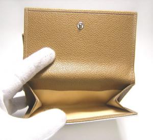 No.5 ミレリゲ　二つ折Wホック財布大（ホワイト）