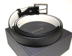 No.3 BVLGARI　ミレリゲ　ベルト（ブラック）