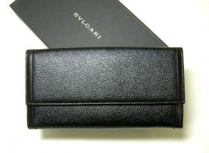 No.2 ドッピオトンド ダブルフェイス二つ折長財布(ブラック)