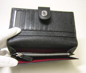 No.5 ドッピオトンド ダブルフェイス二つ折長財布(ブラック)