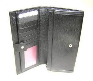 No.4 ドッピオトンド　二つ折長財布（ブラック）
