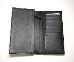 No.3 レオーニ　二つ折長財布（ブラック）