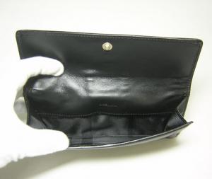 No.4 二つ折長財布（ブラック）