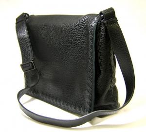 No.2 フラップショルダーバッグ（ブラック）