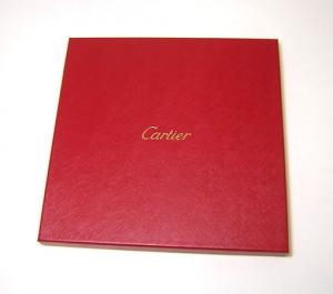 No.4 カルティエ　90×90サイズ　シルクスカーフ（ブルー）