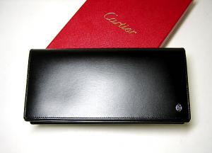 Cartier - カルティエ 二つ折り長財布 パシャ ブラック メンズ 未使用