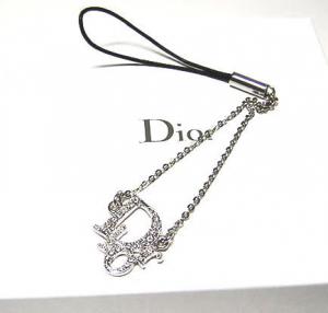  クリスチャンディオール Diorロゴクリスタル携帯ストラップ（クリア） MainPhoto