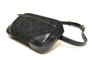 No.4 シグネチャー ヒップバッグ　シルバー色金具（SV／BK）
