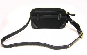 No.3 シグネチャー ヒップバッグ　ゴールド色金具（B4／BK）