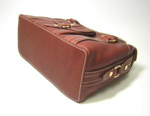No.4 カーフレザー　ハンドバッグ（シナモン）