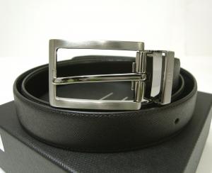 ダンヒル ベルト　メンズ 長さ調整可能 リバーシブル FACETED KEEPER