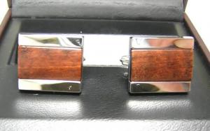  ダンヒル Wood facet cut カフスボタン MainPhoto