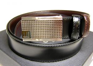 No.2 Dunhill　メンズベルト（リバーシブル　ブラック／ダークブラウン）