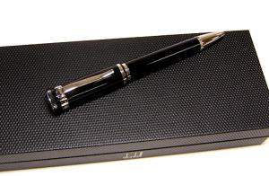 No.2 SENTRYMAN BP BLACK RESIN PDP ボールペン（ブラック芯）