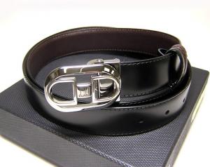 新品　dunhill ダンヒル　ベルト　リバーシブル　ブラック　ダークブラウン ダンヒル ] Dunhill メンズベルト（リバーシブル ブラック／ダーク