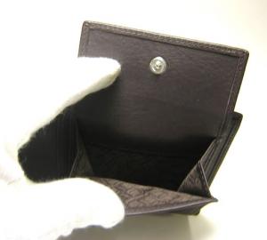 No.5 ダンヒルスタンプ　二つ折財布（ダークブラウン）