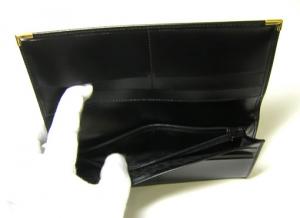 No.5 オックスフォード 二つ折長財布(ブラック)