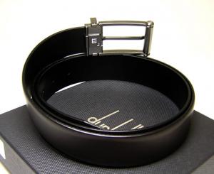 No.3 Dunhill　メンズベルト（リバーシブル　ブラック／ダークブラウン）