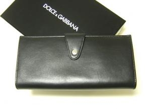 No.2 ニつ折ダブルホック長財布（ブラック）