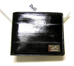  ドルチェ＆ガッバーナ D＆G  レザー二つ折財布（札入れ）（ブラック） MainPhoto