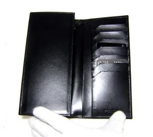 No.4 二つ折長財布（ブラック）