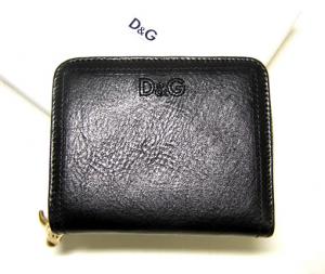  ドルチェ＆ガッバーナ D＆G  二つ折財布（ブラック） MainPhoto