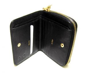 No.5 D＆G  二つ折財布（ブラック）
