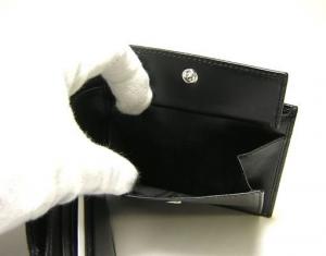 No.5 D＆G  レザー二つ折財布（ブラック）