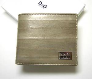  ドルチェ＆ガッバーナ D＆G  レザー二つ折財布（カーキ） MainPhoto