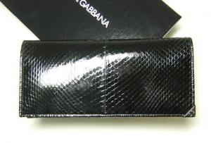  ドルチェ＆ガッバーナ レザー二つ折長財布（ブラック） MainPhoto