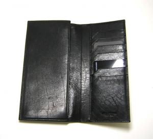 No.4 二つ折長財布（ブラック）