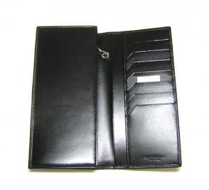 No.3 二つ折長財布（ブラック）